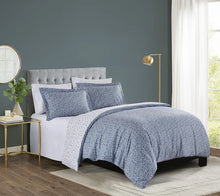 Load image into Gallery viewer, Bennet Blue Duvet Cover Set