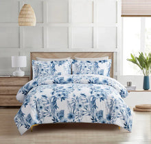 Load image into Gallery viewer, Estee Blue Duvet Cover Set
