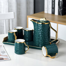 Load image into Gallery viewer, Emerald Green Nordic Tea Set | 6 Serving