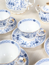 Load image into Gallery viewer, Blue Flower Tea Set | 24 Pieces
