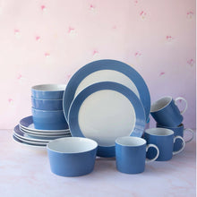 Load image into Gallery viewer, Ripple Blue 16 Pieces Dinner Set
