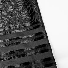 Load image into Gallery viewer, Black velvet Genevieve Curtain | 56" by 96"
