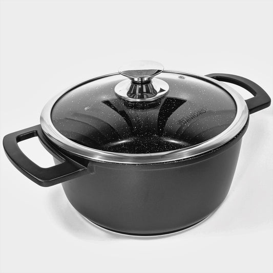 Vitantonio ceramic non-stick pot in cast aluminium, made in Italy