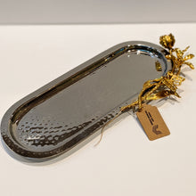 Load image into Gallery viewer, Gilded Leaf Long Tray | 15" Long
