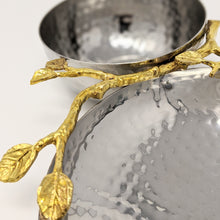 Load image into Gallery viewer, Gilded Leaf Two Bowls | 10.5" Long
