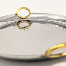 Load image into Gallery viewer, Golden Ring Round Tray | 12.5" Wide
