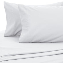 Load image into Gallery viewer, White Organic Cotton Sheet Set | King &amp; Queen
