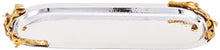 Load image into Gallery viewer, Gilded Leaf Long Tray | 15" Long
