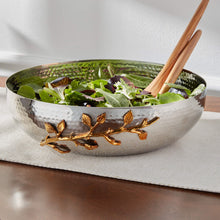 Load image into Gallery viewer, Gilded Leaf Bowl | 12" Wide
