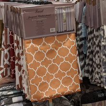 Load image into Gallery viewer, Tresil Light Orange Curtain | 54" By 90"
