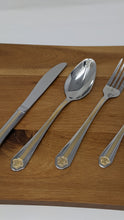 Load image into Gallery viewer, Gold Versallion | 24 Pieces Flatware Set

