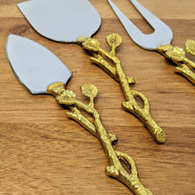 Load image into Gallery viewer, Gilded Leaf Charcuterie Set | 3 Pieces
