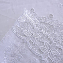 Load image into Gallery viewer, White Chili Embroidered Sheer Curtain | 56" By 90"
